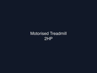 Motorised Treadmill 2HP