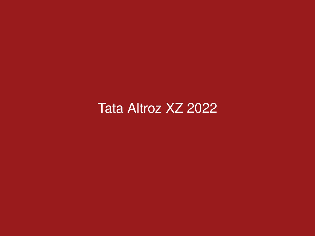 Tata Altroz XZ 2022 — photo 1 of 1