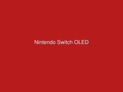 Nintendo Switch OLED