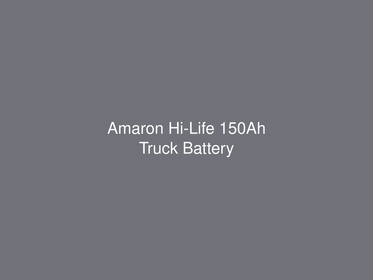 Amaron Hi-Life 150Ah Truck Battery — photo 1 of 1