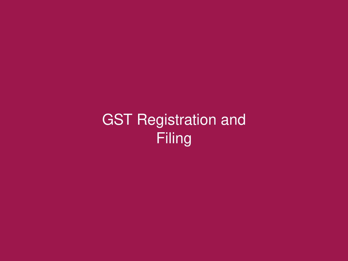 GST Registration and Filing — photo 1 of 1
