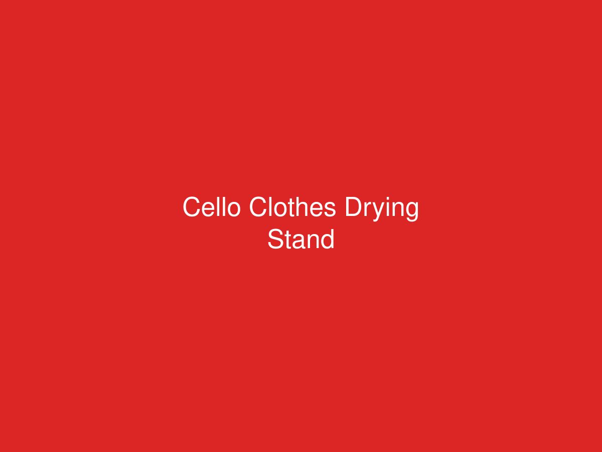 Cello Clothes Drying Stand — photo 1 of 1