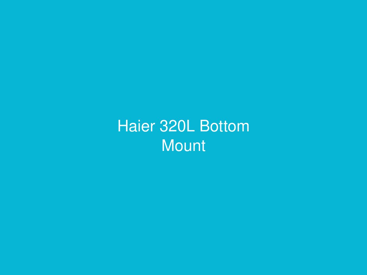 Haier 320L Bottom Mount — photo 1 of 1
