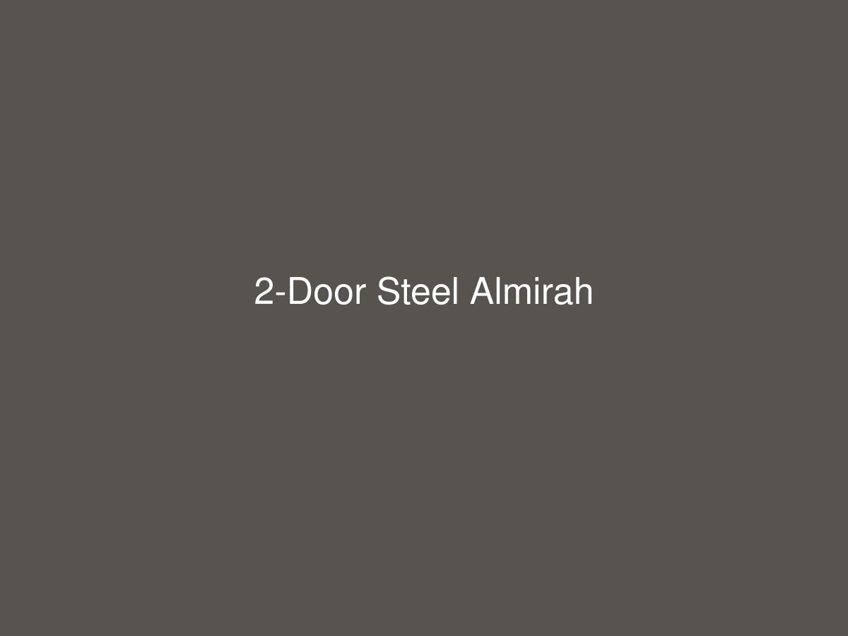 2-Door Steel Almirah — photo 1 of 1