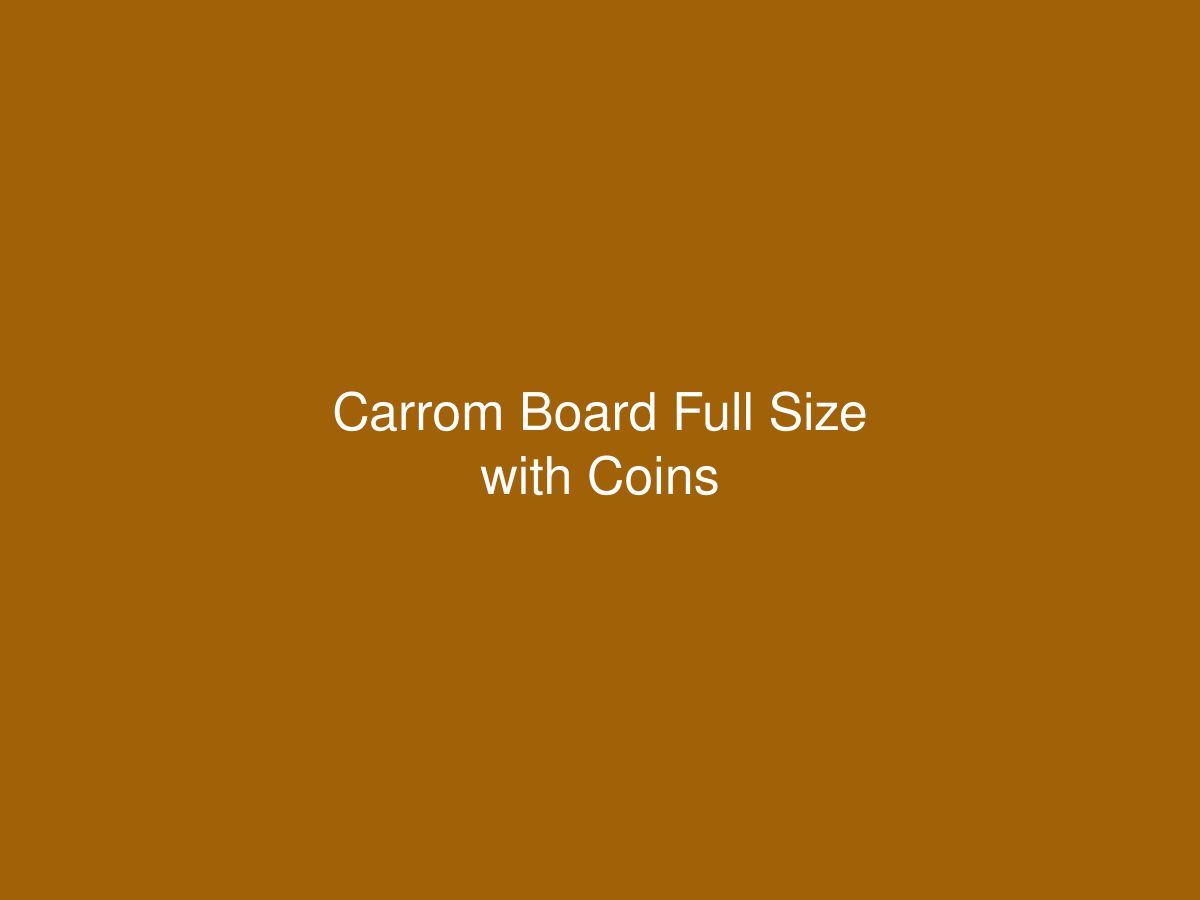 Carrom Board Full Size with Coins — photo 1 of 1