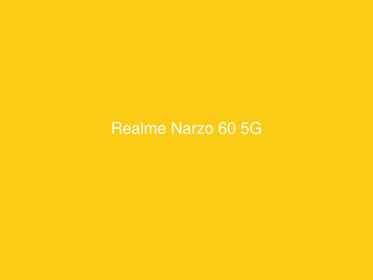 Realme Narzo 60 5G — photo 1 of 1