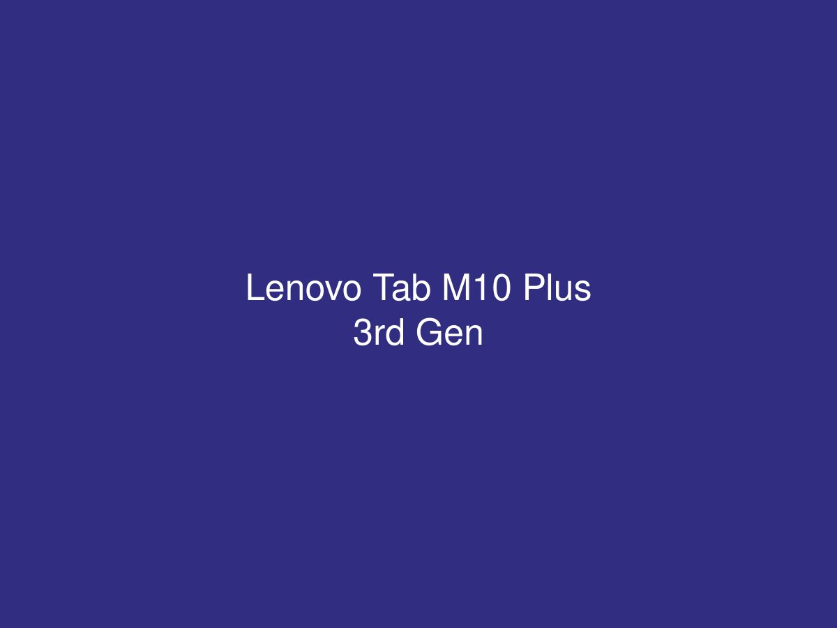 Lenovo Tab M10 Plus 3rd Gen — photo 1 of 1