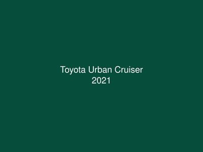 Toyota Urban Cruiser 2021