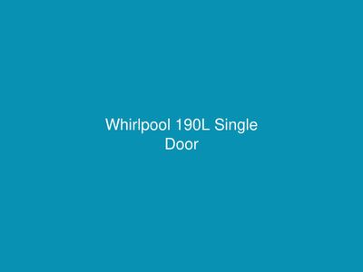 Whirlpool 190L Single Door