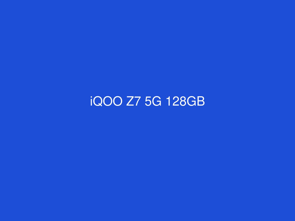 iQOO Z7 5G 128GB — photo 1 of 1