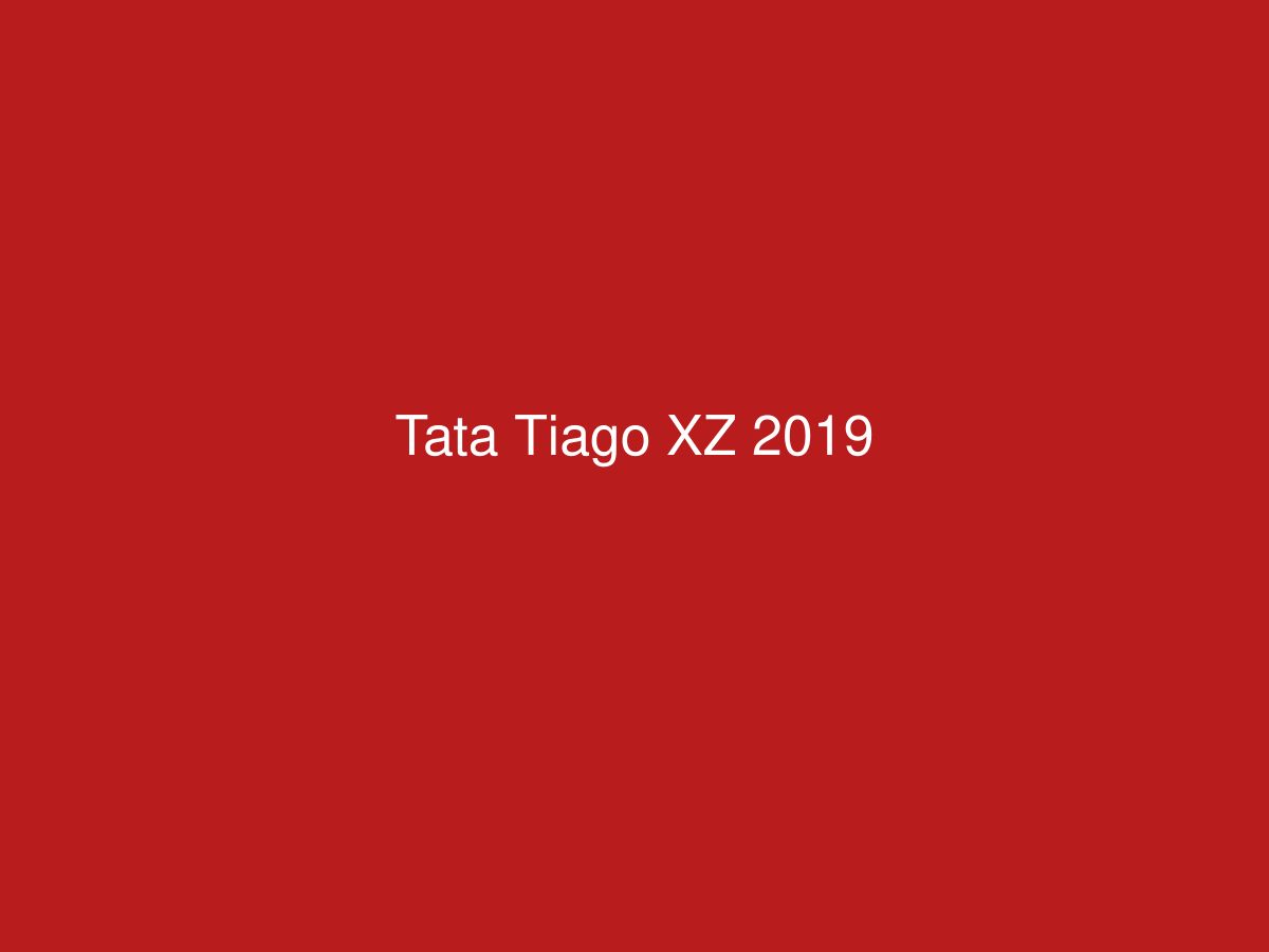 Tata Tiago XZ 2019 — photo 1 of 1