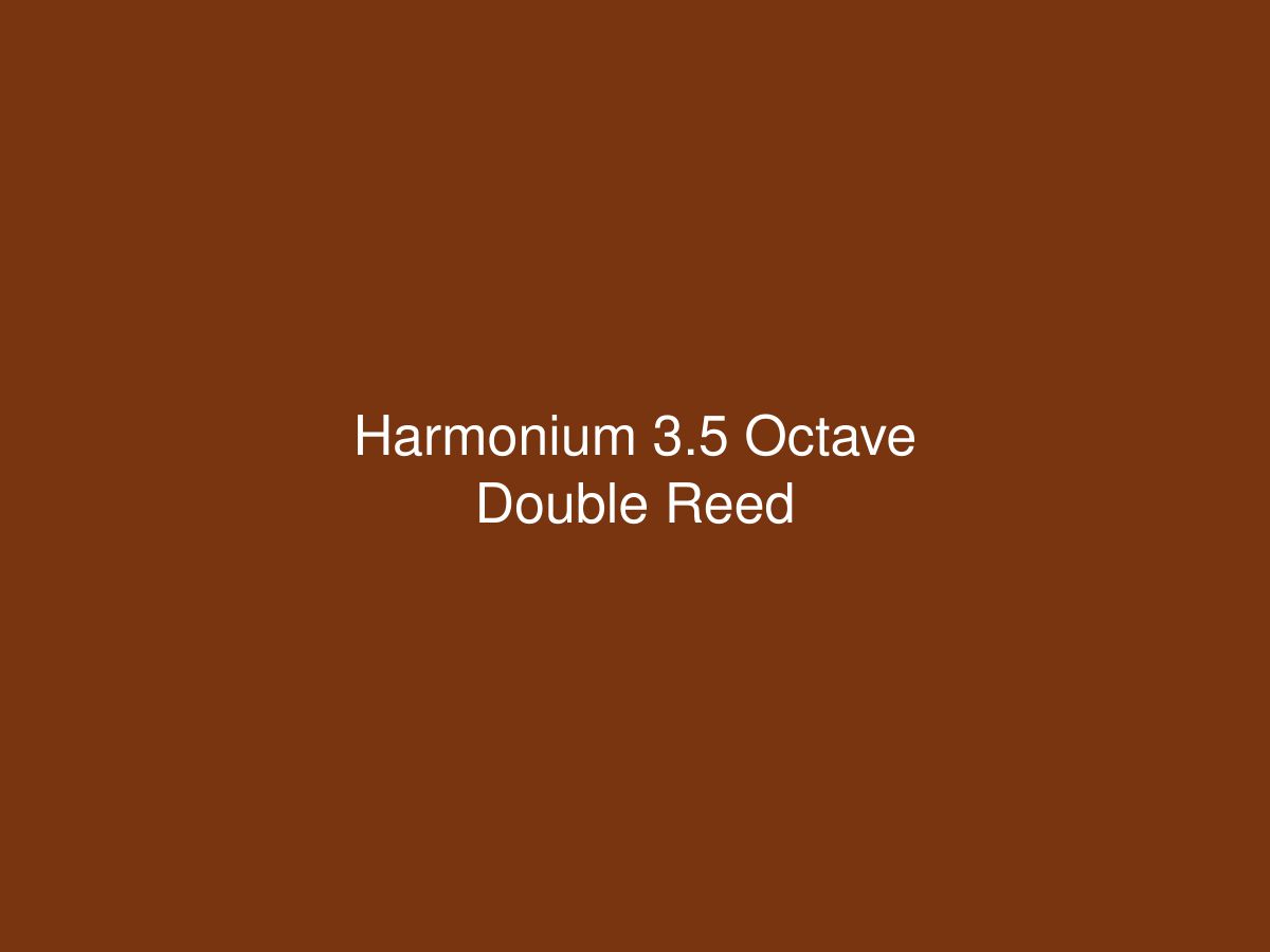 Harmonium 3.5 Octave Double Reed — photo 1 of 1