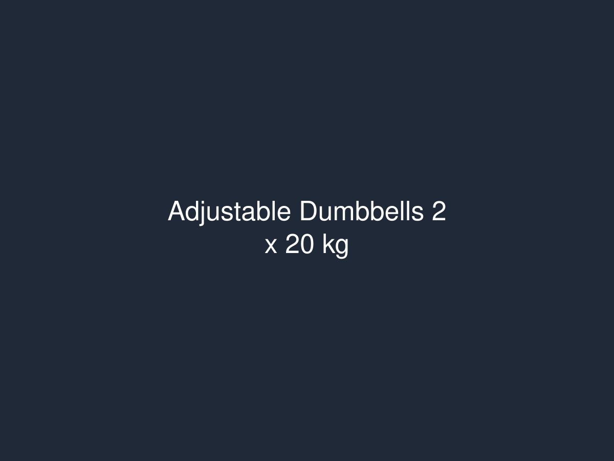 Adjustable Dumbbells 2 x 20 kg — photo 1 of 1