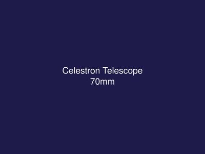 Celestron Telescope 70mm