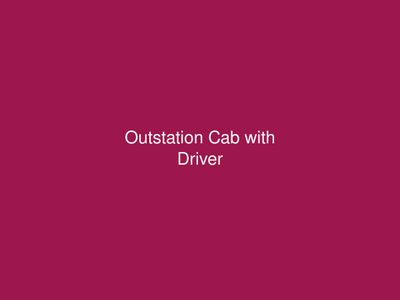 Outstation Cab with Driver