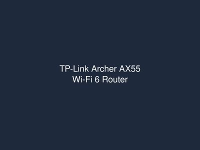 TP-Link Archer AX55 Wi-Fi 6 Router