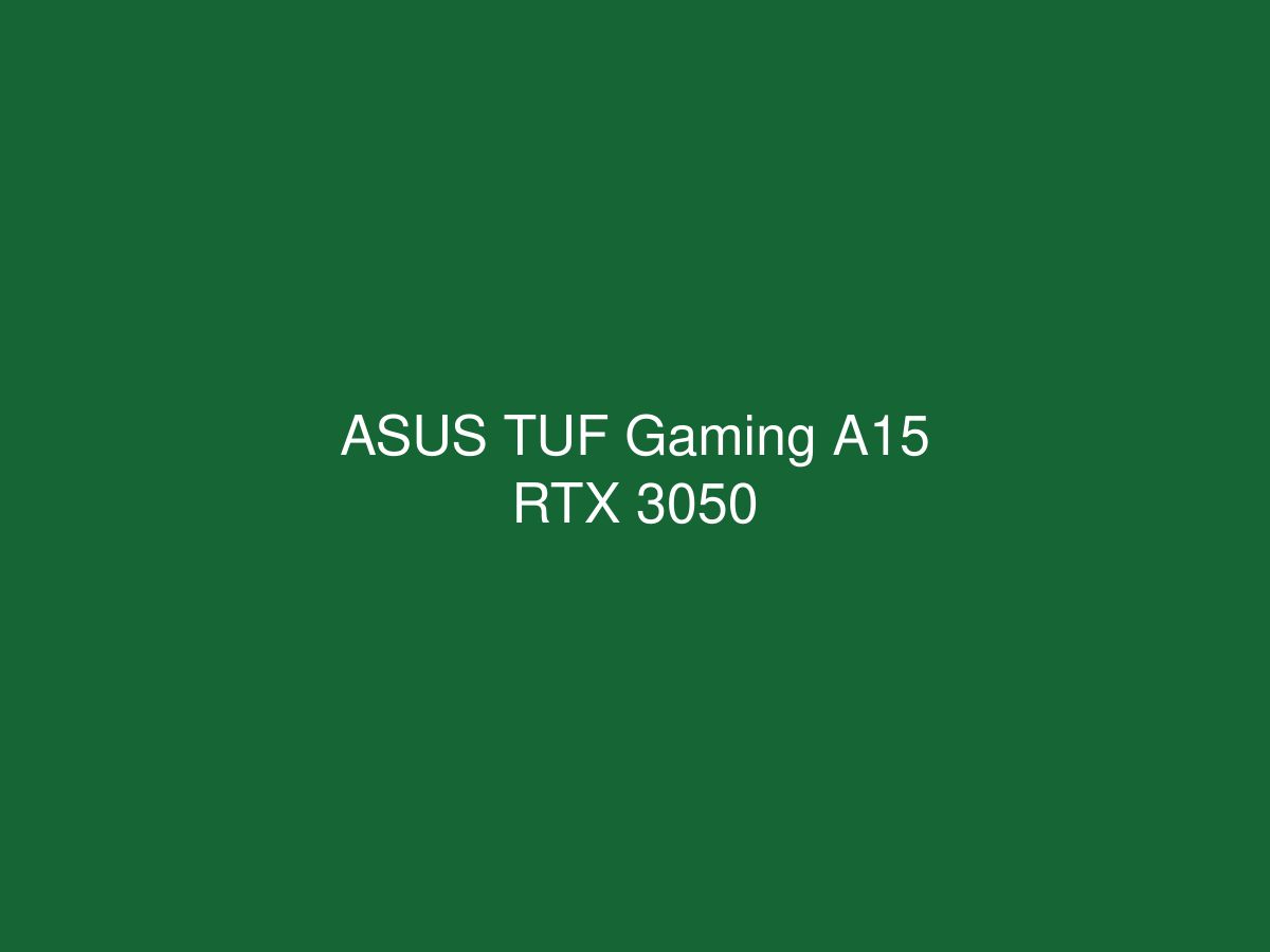 ASUS TUF Gaming A15 RTX 3050 — photo 1 of 1