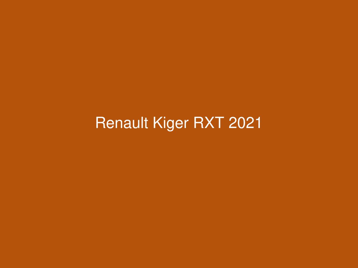 Renault Kiger RXT 2021 — photo 1 of 1