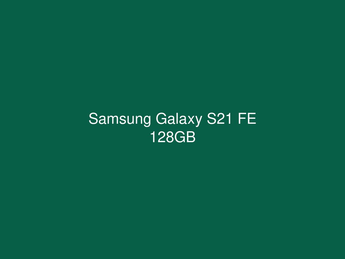 Samsung Galaxy S21 FE 128GB — photo 1 of 1
