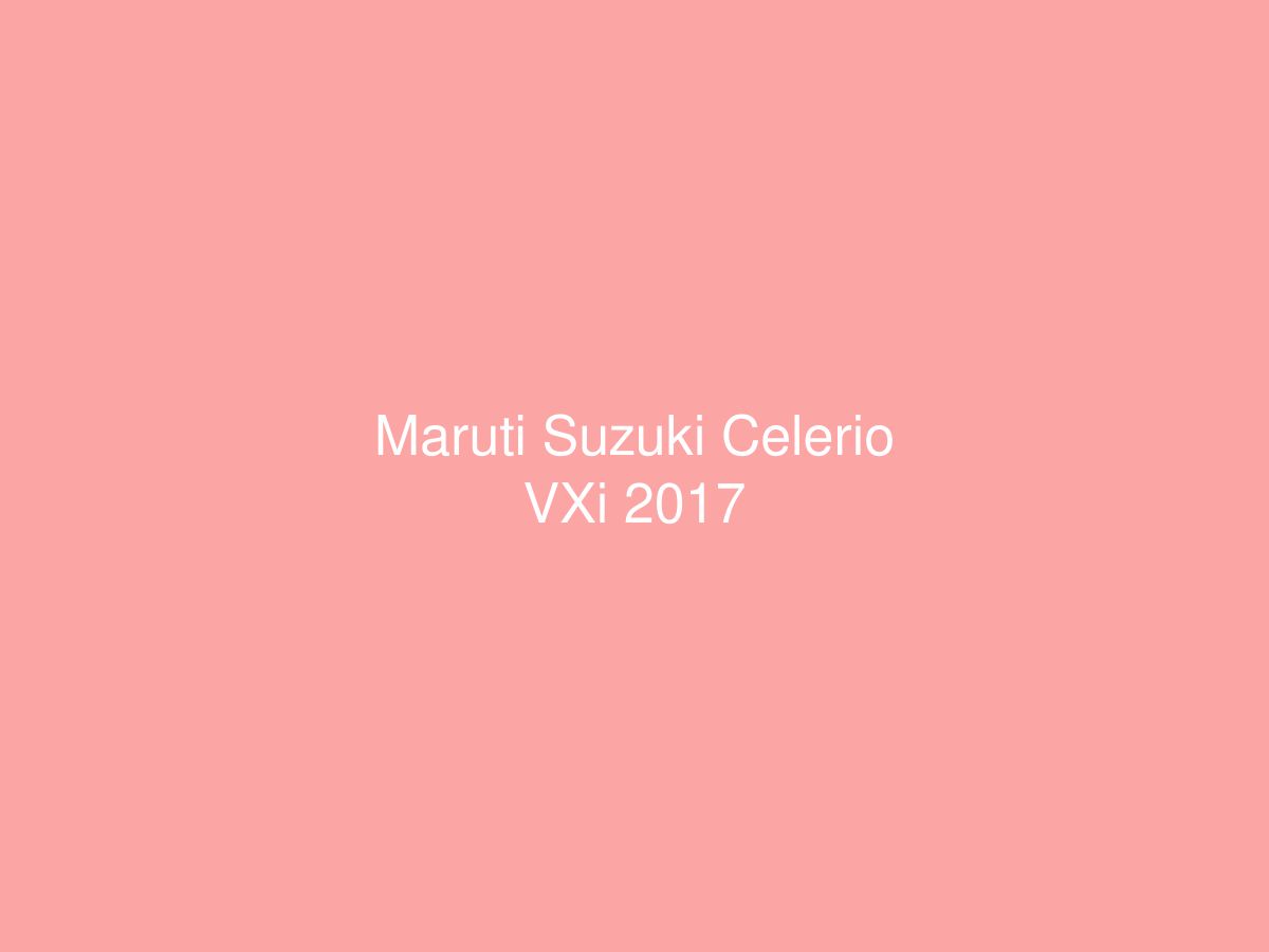 Maruti Suzuki Celerio VXi 2017 — photo 1 of 1