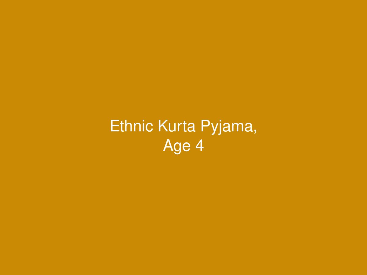 Ethnic Kurta Pyjama, Age 4 — photo 1 of 1
