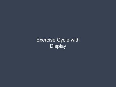 Exercise Cycle with Display