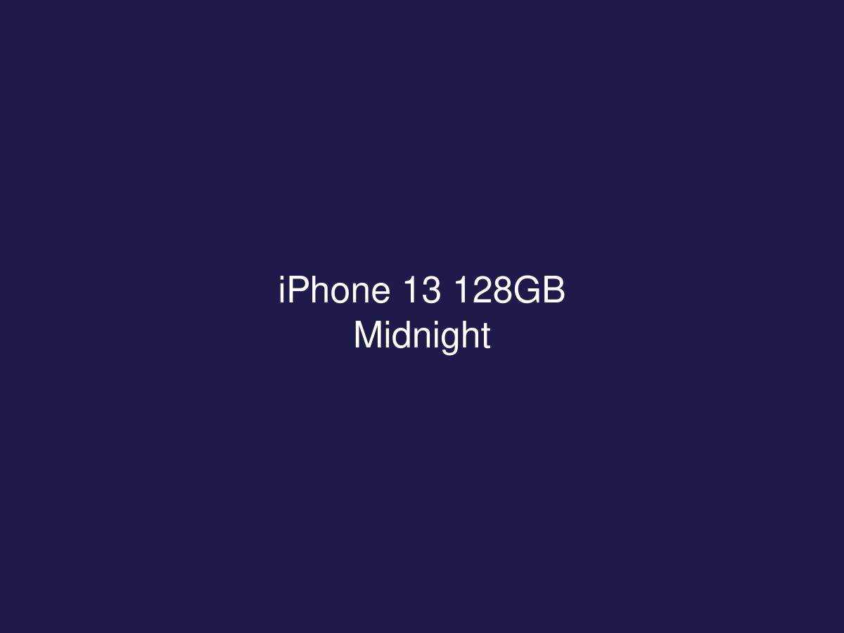 iPhone 13 128GB Midnight — photo 1 of 1