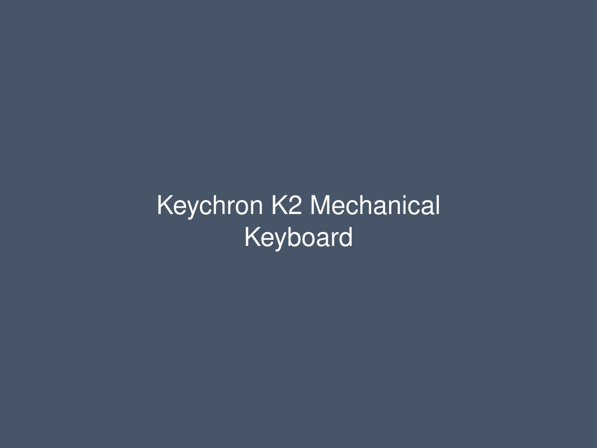 Keychron K2 Mechanical Keyboard — photo 1 of 1