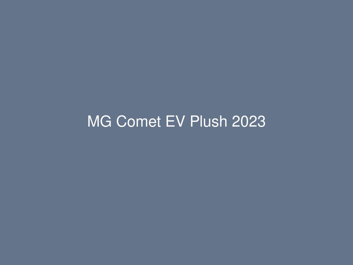 MG Comet EV Plush 2023 — photo 1 of 1