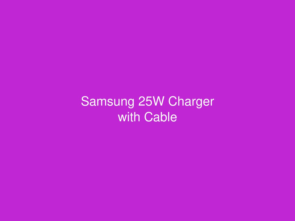 Samsung 25W Charger with Cable — photo 1 of 1