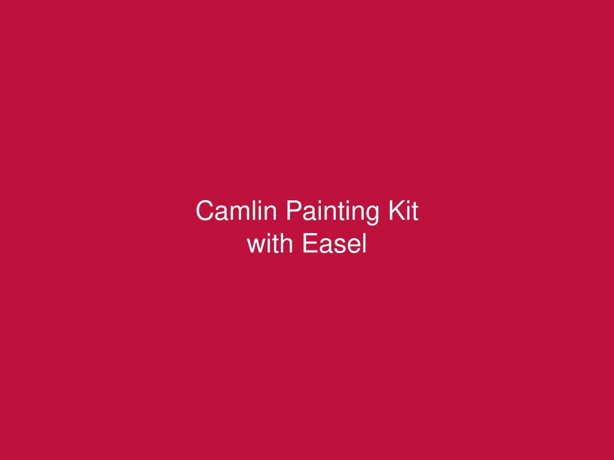 Camlin Painting Kit with Easel — photo 1 of 1