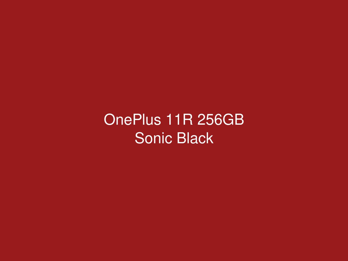 OnePlus 11R 256GB Sonic Black — photo 1 of 1