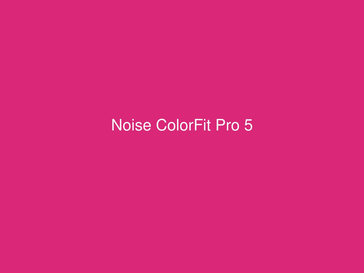 Noise ColorFit Pro 5 — photo 1 of 1