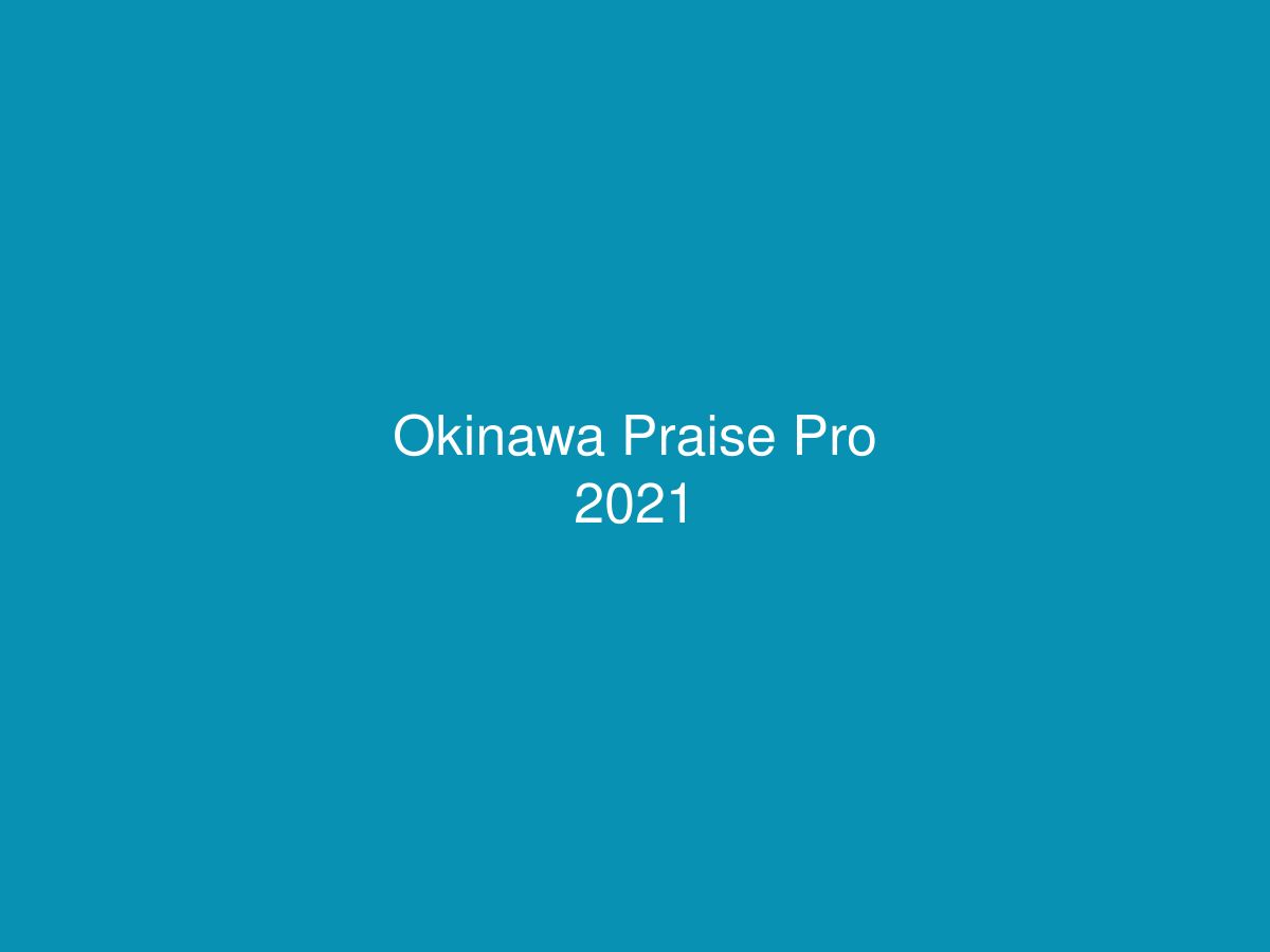 Okinawa Praise Pro 2021 — photo 1 of 1