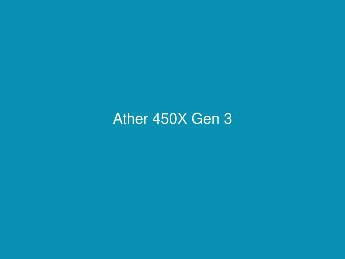 Ather 450X Gen 3 — photo 1 of 1