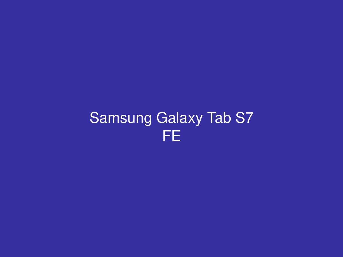 Samsung Galaxy Tab S7 FE — photo 1 of 1