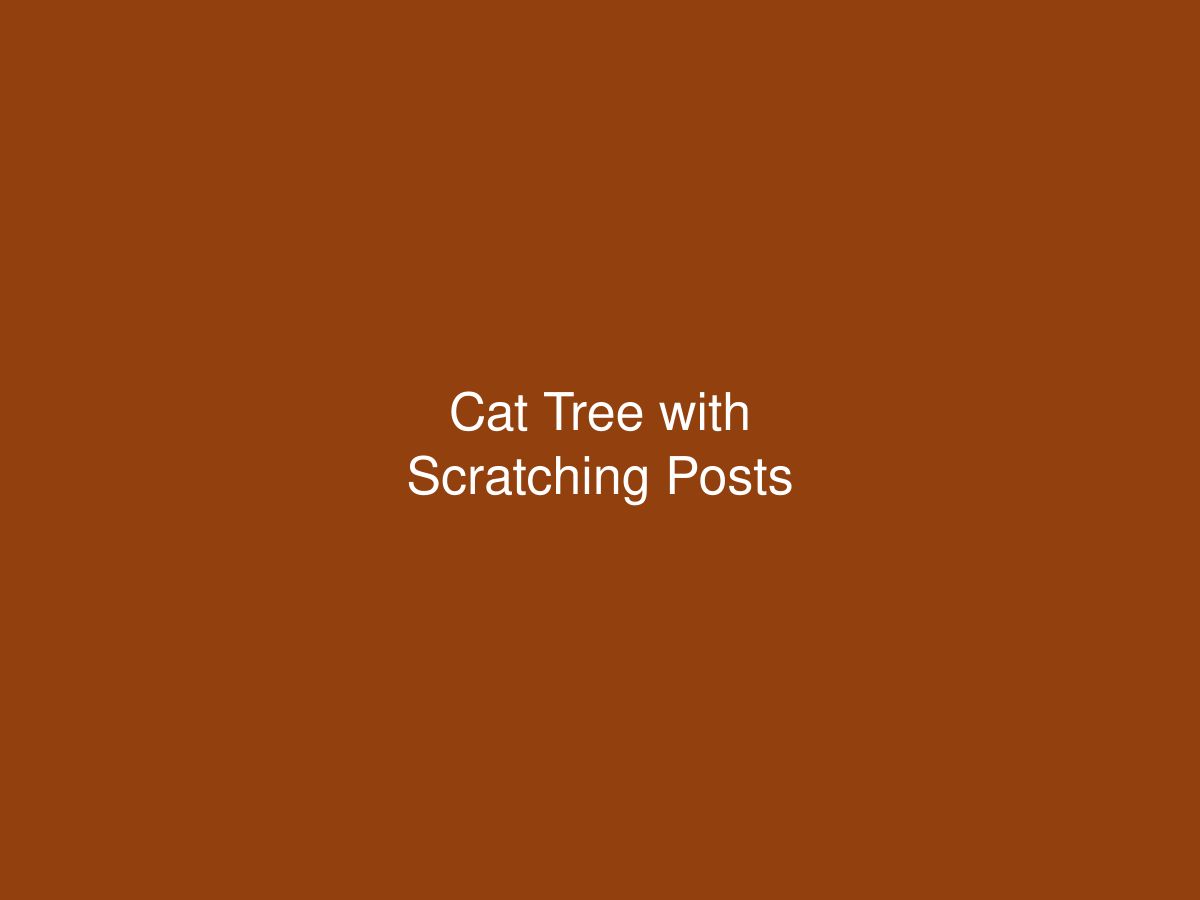Cat Tree with Scratching Posts — photo 1 of 1
